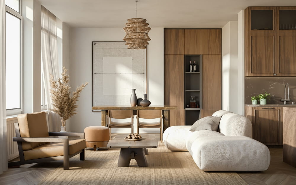 Accessoires minimalistes pour une ambiance intérieure élégante